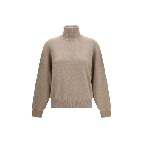 Brown Cashmere Turtleneck