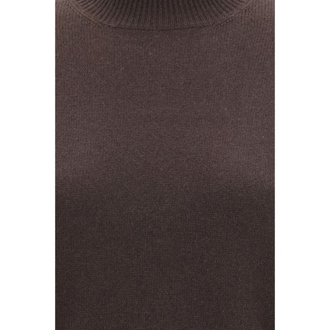 Brown Cashmere Turtleneck