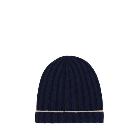 Blue Cashmere Beanie