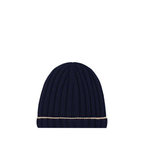 Blue Cashmere Beanie