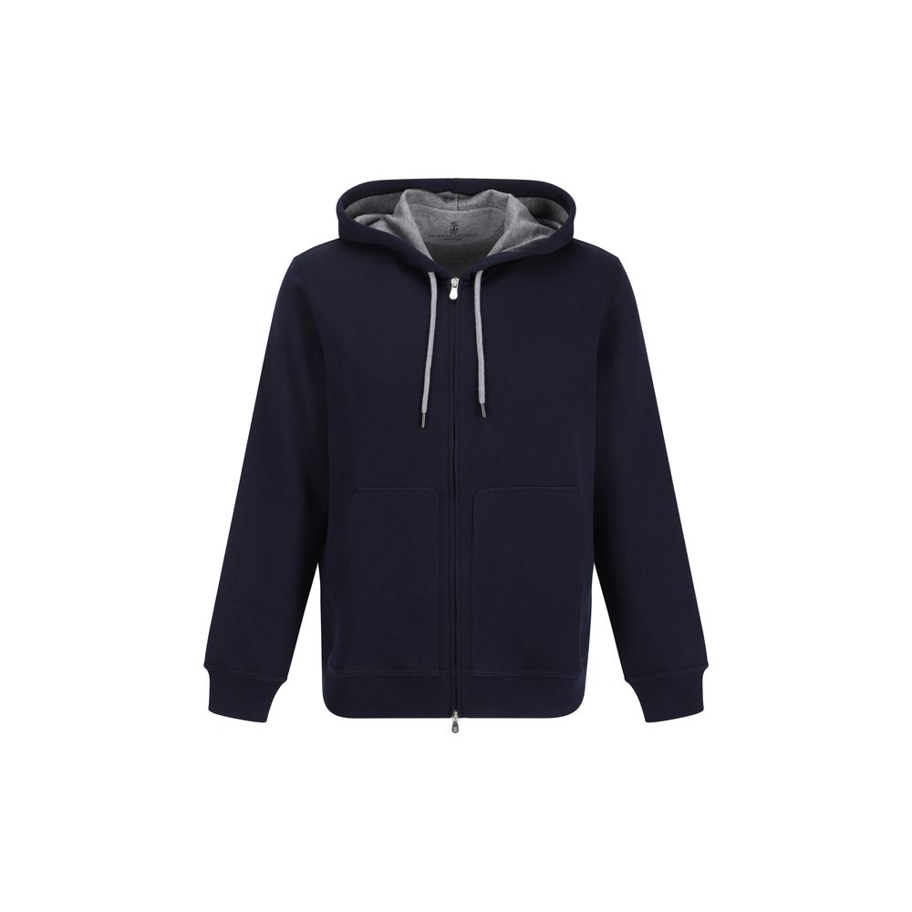 Blue Cotton Sweatshirt