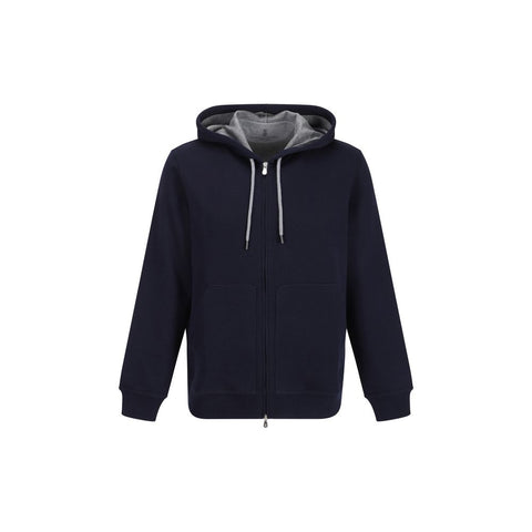 Blue Cotton Sweatshirt