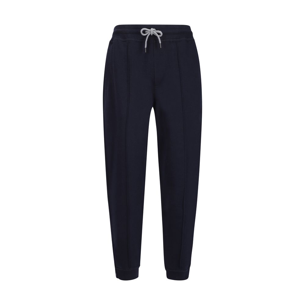 Blue Cotton Joggers (Workout Pants)