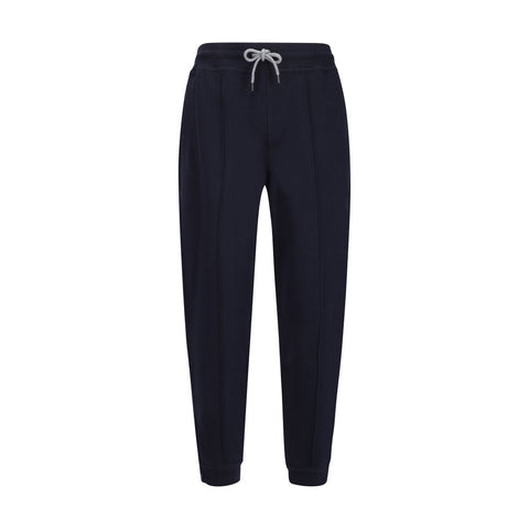 Blue Cotton Joggers (Workout Pants)