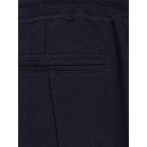 Blue Cotton Joggers (Workout Pants)