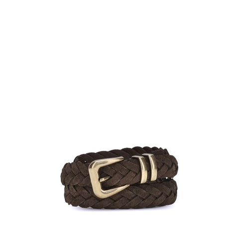 Brown Calf Leather Bos Taurus Belt