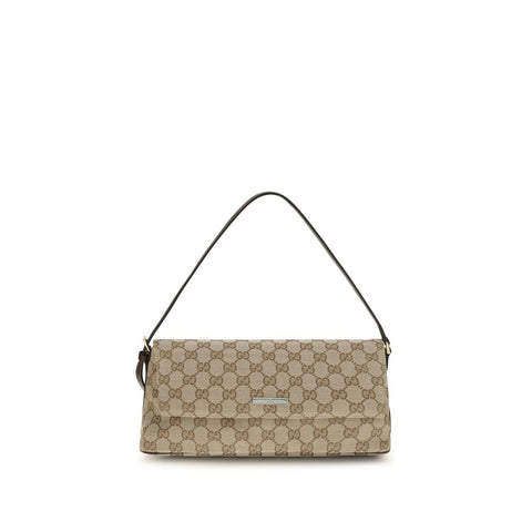 Brown Polyester Handbag