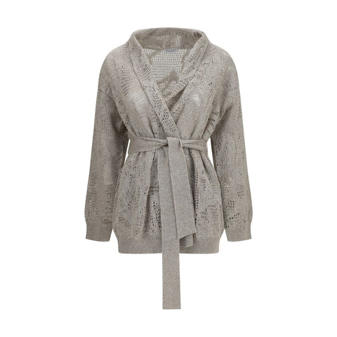 Beige Linen Cardigan