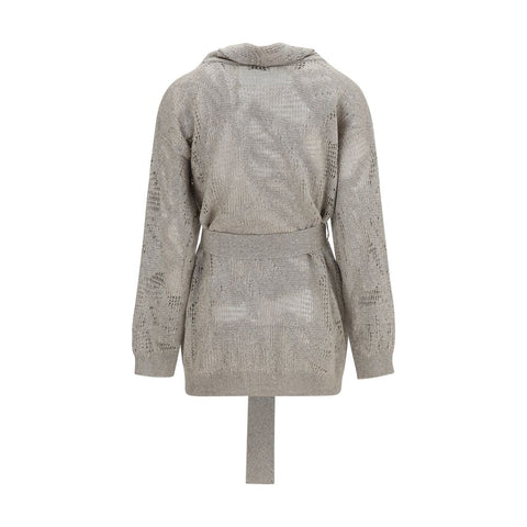 Beige Linen Cardigan