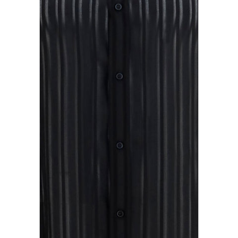 Black Silk Dress Shirt