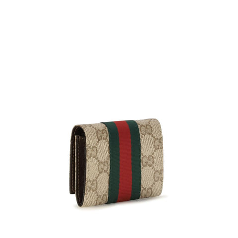 Beige Cotton Wallet