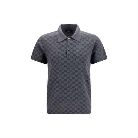 Gray Wool Oves Aries Polo Shirt