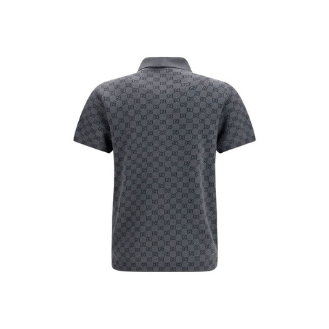 Gray Wool Oves Aries Polo Shirt