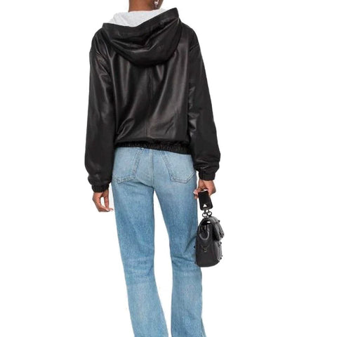 Black Leather Tank Tops