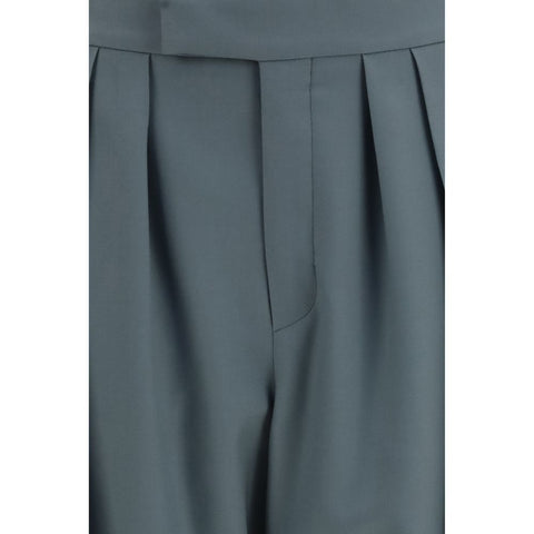 Bicolor Wool Oves Aries Dress Pants