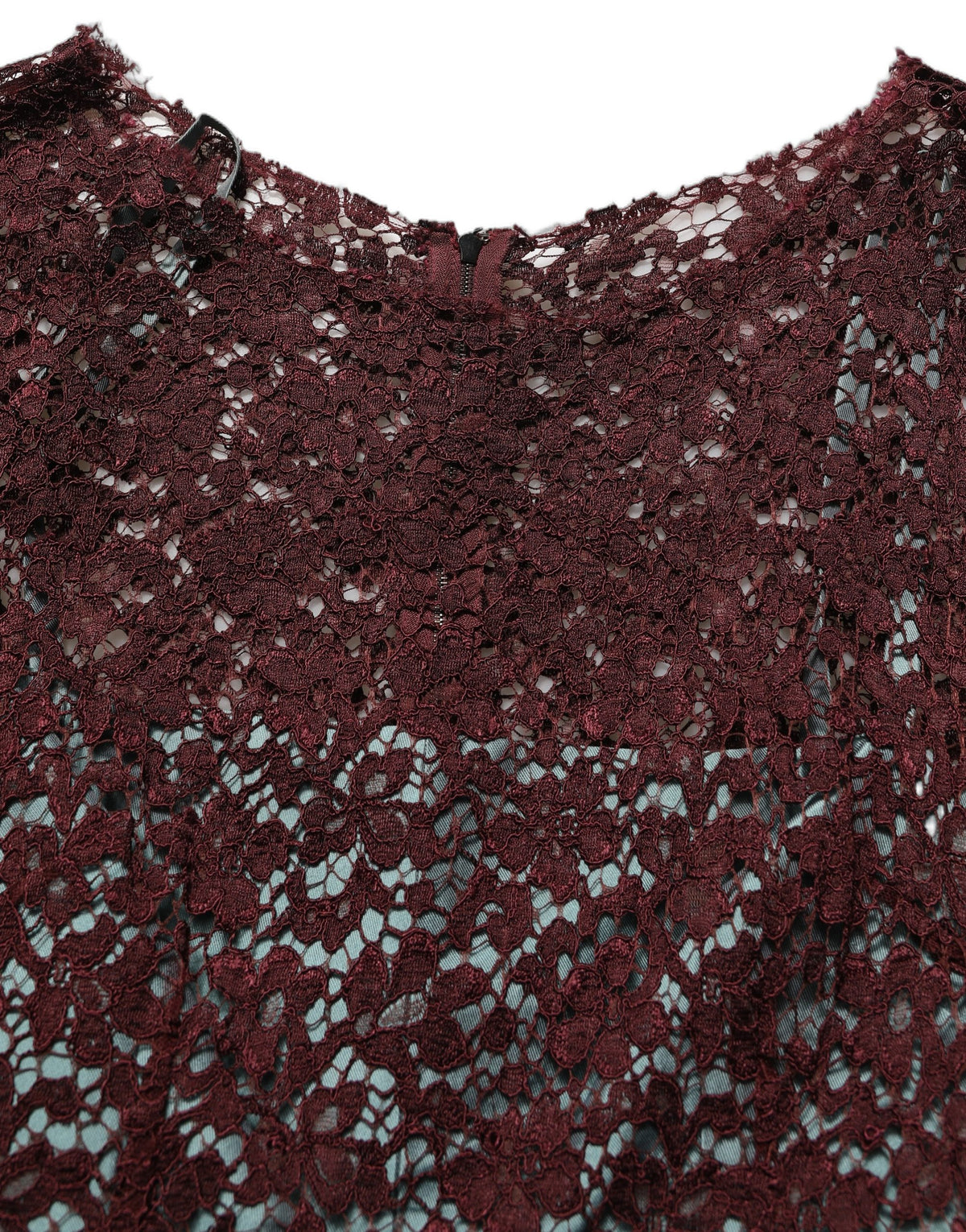 Multicolor Floral Lace Taffeta Pleated Midi Dress