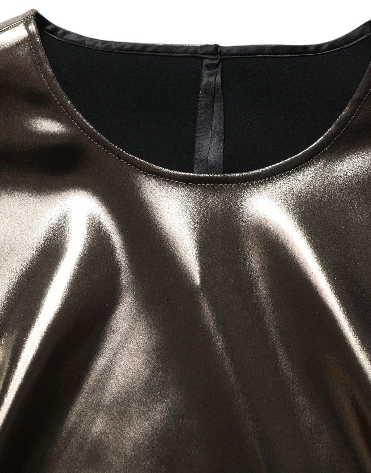 Metallic Bronze Roundneck SleevelessTank Top