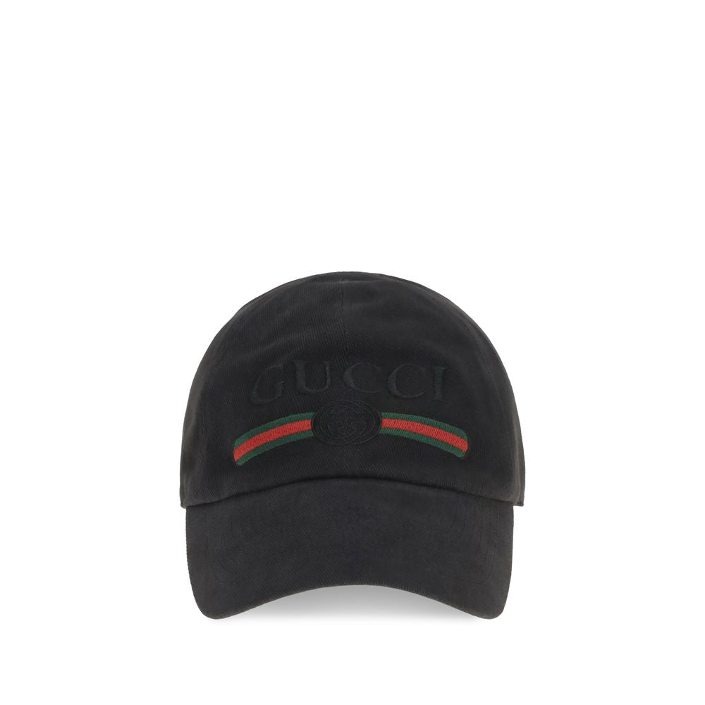 Black Cotton Cap (Baseball Hat)