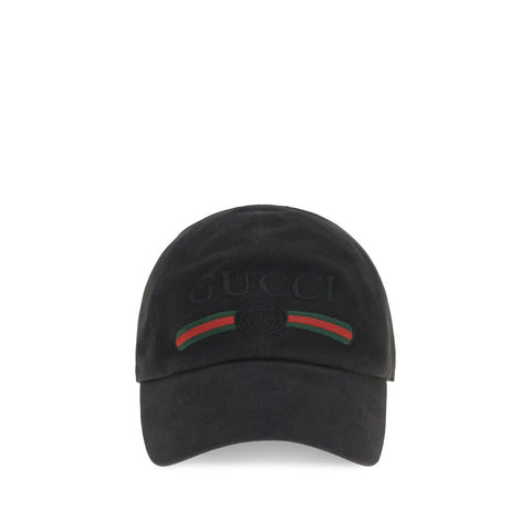 Black Cotton Cap (Baseball Hat)