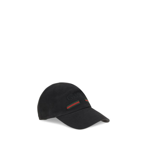 Black Cotton Cap (Baseball Hat)