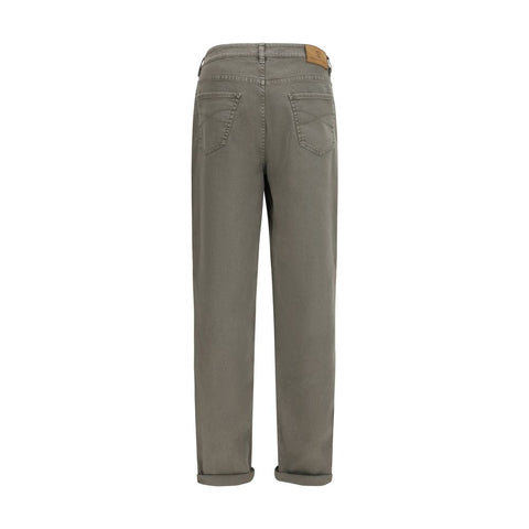 Bicolor Cotton Jeans Denim
