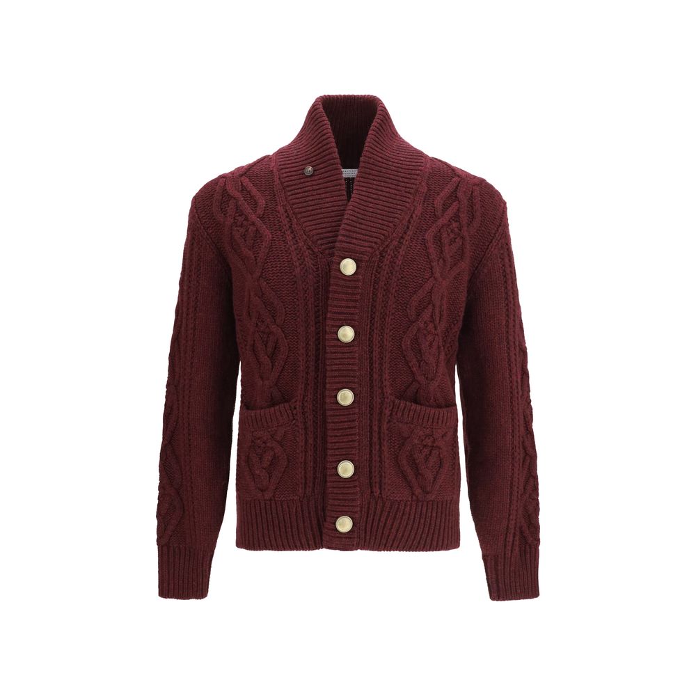 Bordeaux Cashmere Cardigan