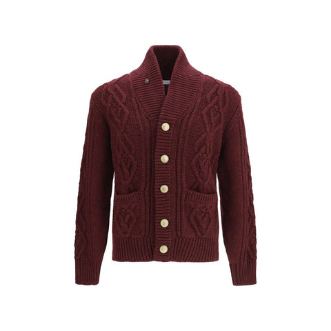 Bordeaux Cashmere Cardigan