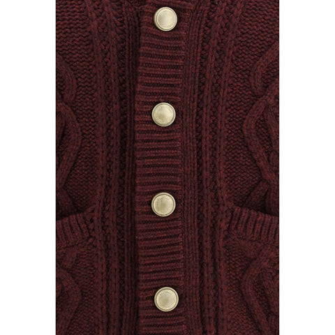 Bordeaux Cashmere Cardigan