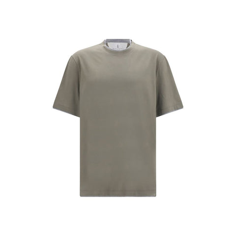 Bicolor Cotton T-Shirt