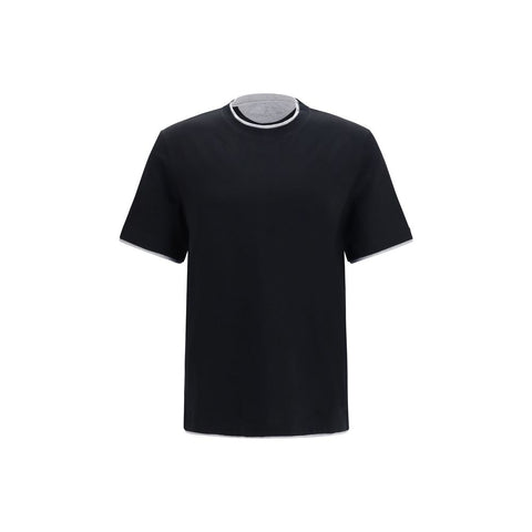 Black Cotton T-Shirt