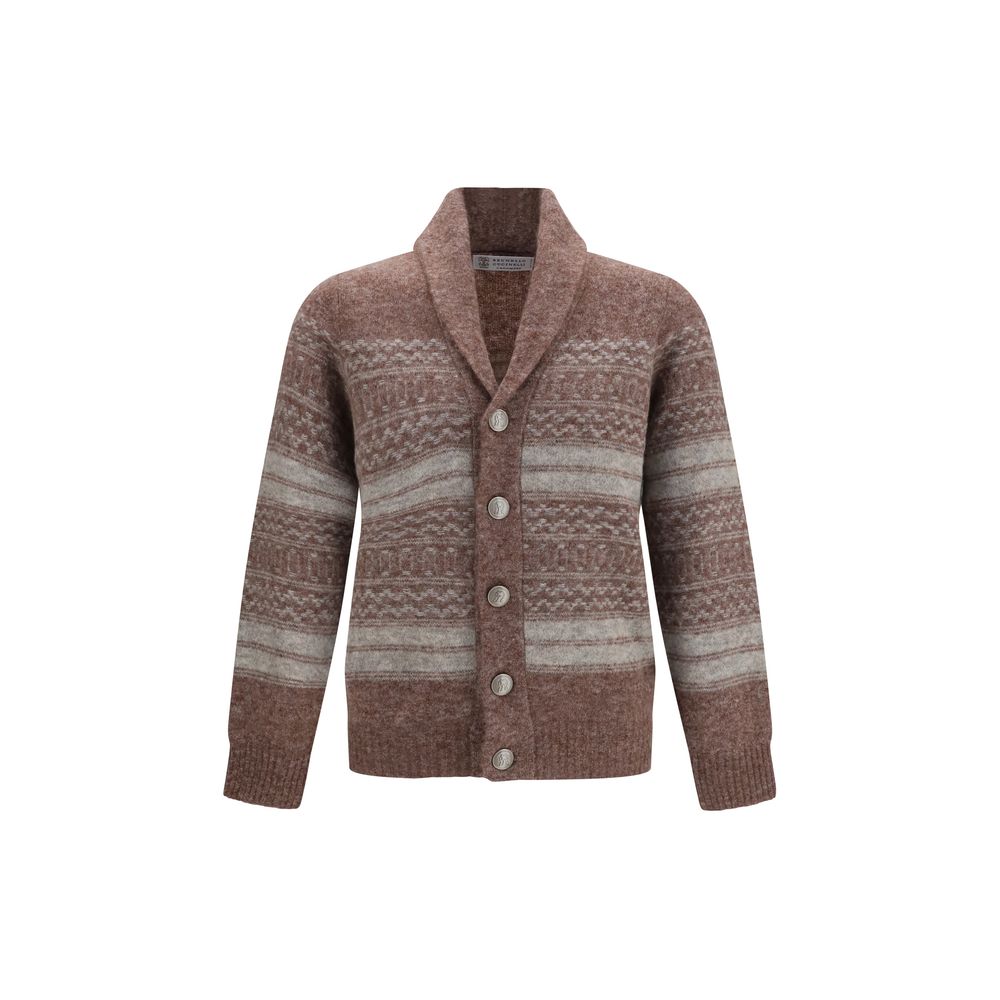 Bordeaux Alpaca Vicugna Pacos Cardigan