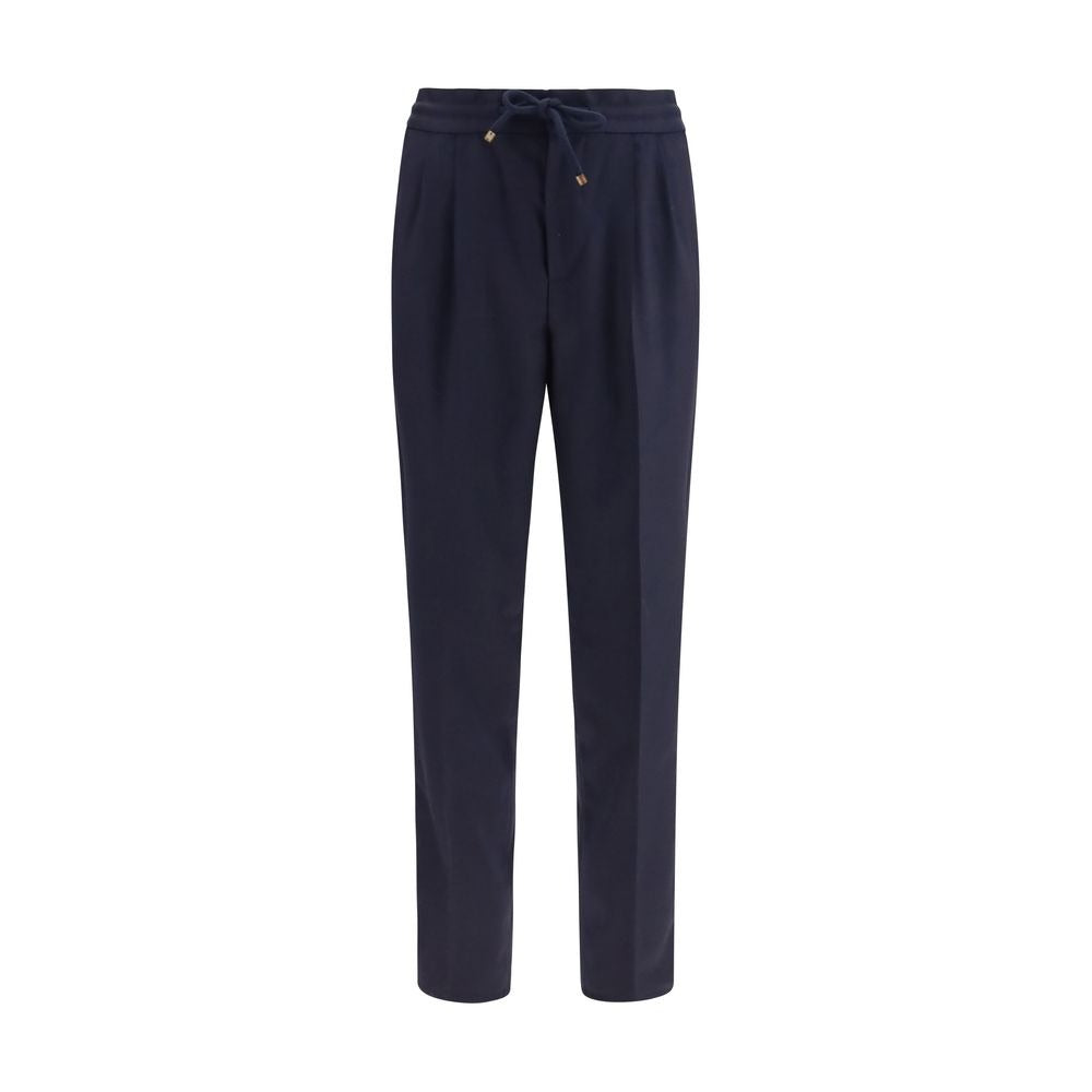 Blue Wool Oves Aries Casual Pants