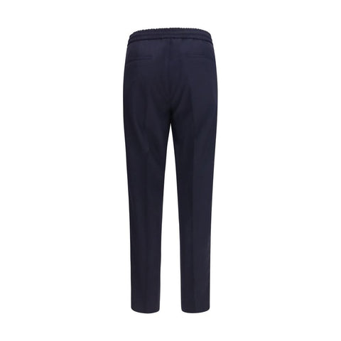 Blue Wool Oves Aries Casual Pants