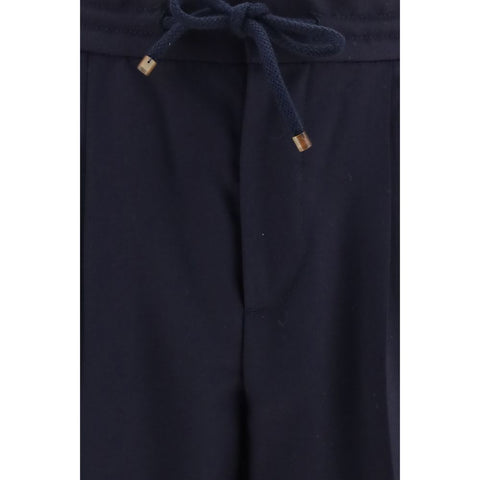 Blue Wool Oves Aries Casual Pants