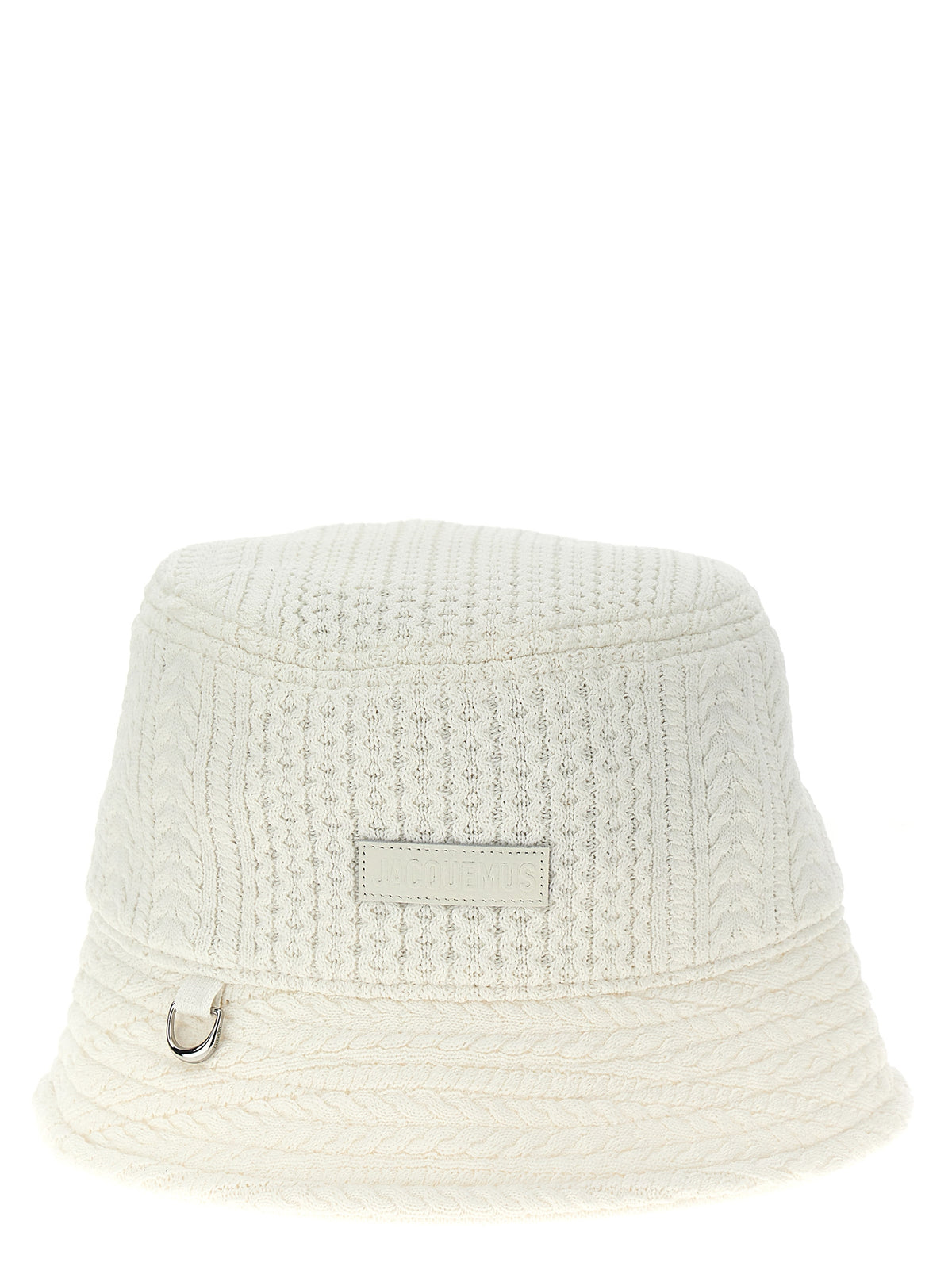 White Viscose Bucket Hat