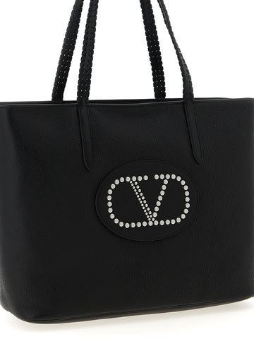 Black Calfskin Tote Bag
