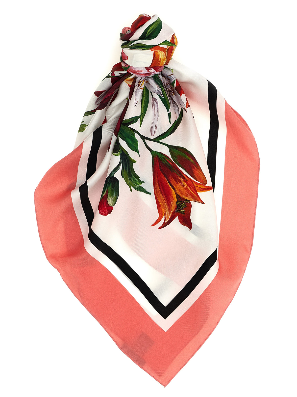 Multicolor Silk Foulard