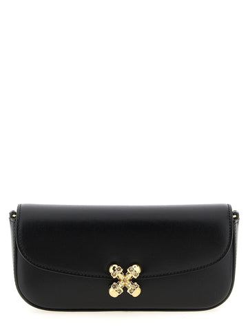 Black Calfskin Crossbody Bag