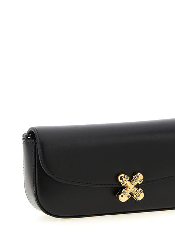 Black Calfskin Crossbody Bag
