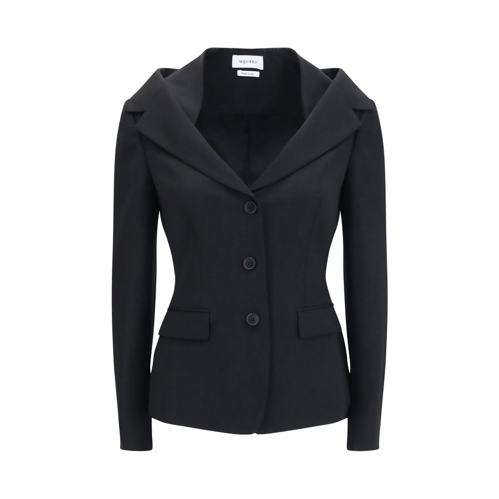 Black Wool Oves Aries Full-Length Jacket
