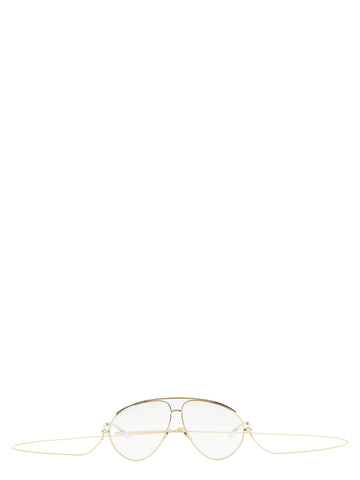 Gold Polyamide Sunglasses