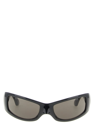 Black Polyamide Sunglasses
