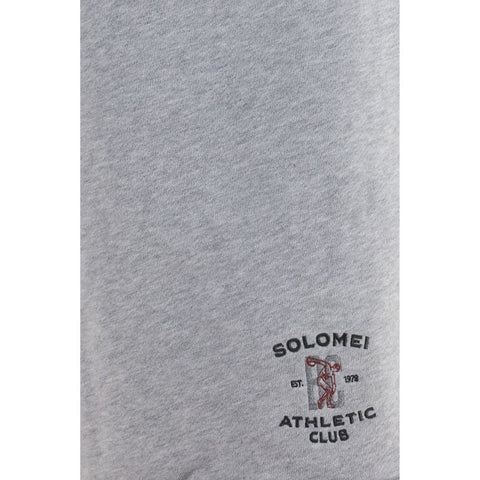Gray Cotton Bermuda Shorts