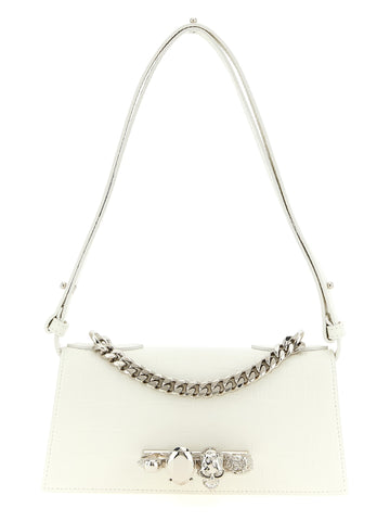 White Calfskin Shoulder Bag