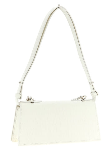 White Calfskin Shoulder Bag