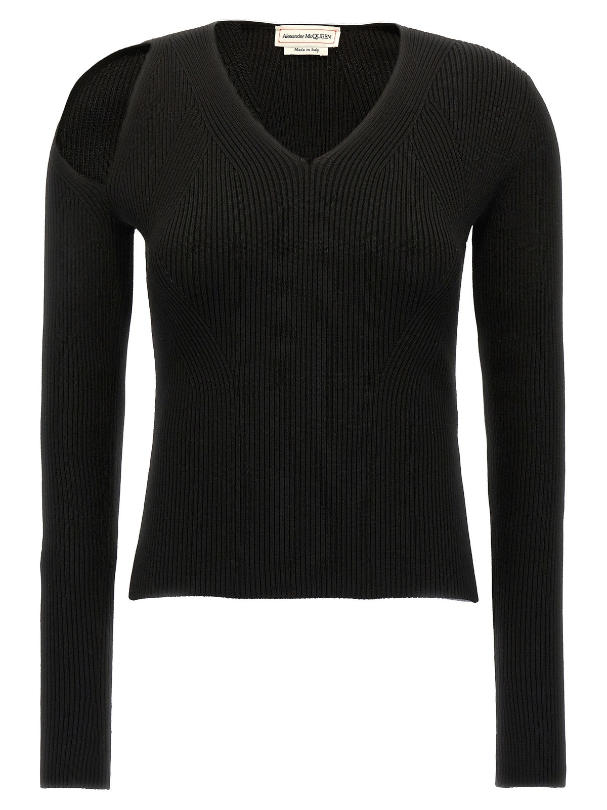 Black Wool Cardigan