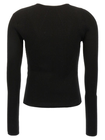 Black Wool Cardigan