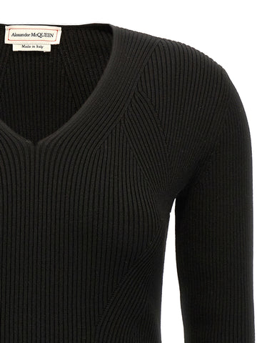 Black Wool Cardigan