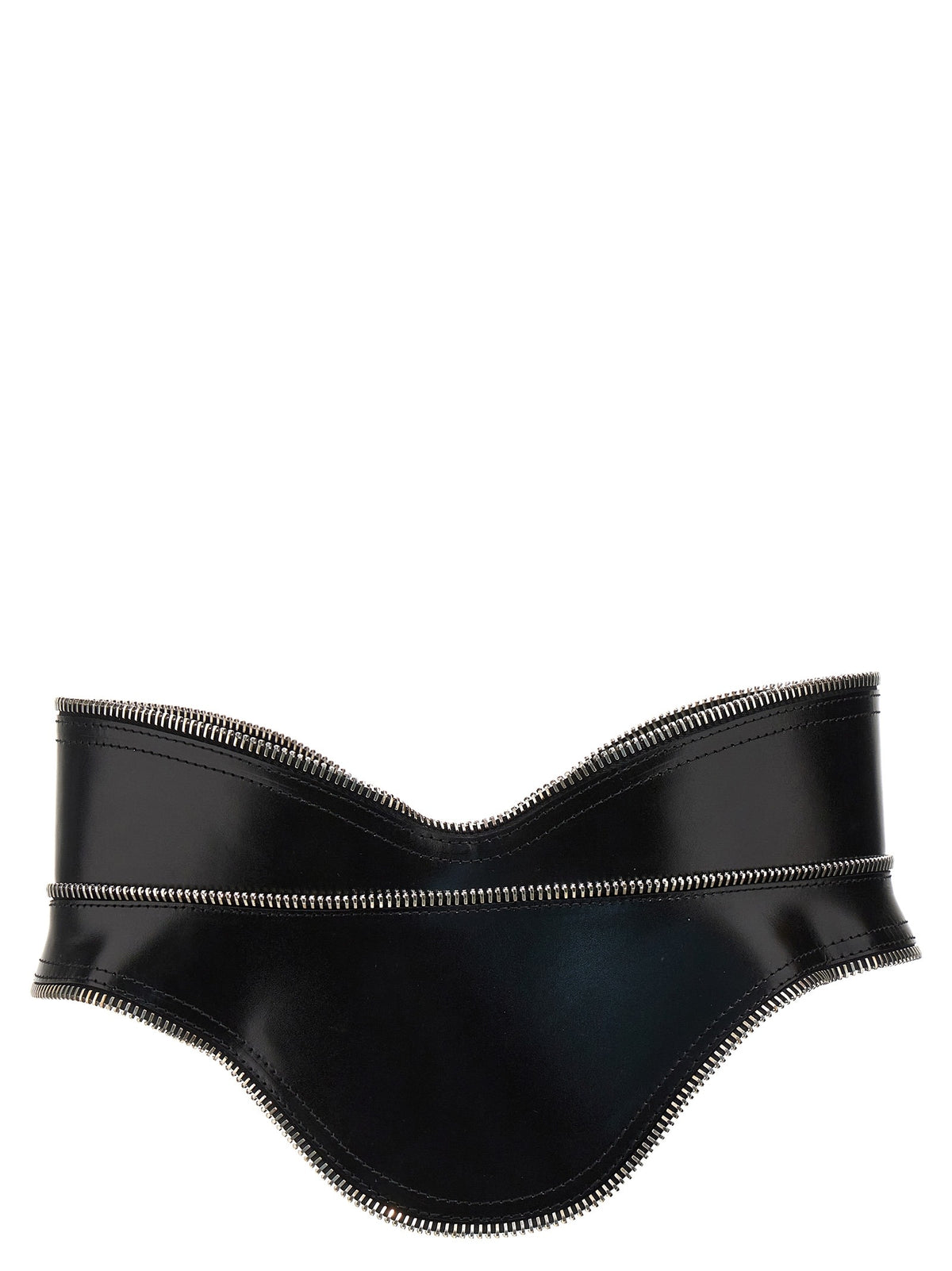 Black Leather Regular Belt