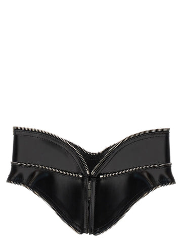 Black Leather Regular Belt